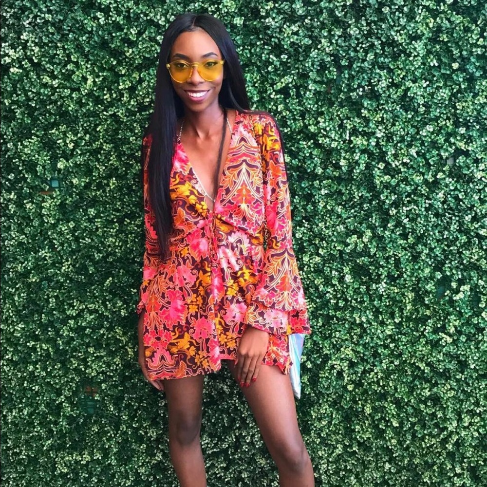 Floral Romper - Picture 1 of 2